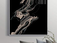 白鹿图：悠然自得的自然画卷